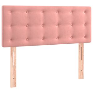 vidaXL Testiera Rosa 80x5x78/88 cm in Velluto