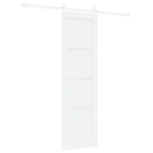 vidaXL Porta scorrevole ORKDAL Bianco 61 x 198,5 cm Pino massello