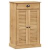 vidaXL Scarpiera VIGO 60x35x96 cm in Legno Massello di Pino