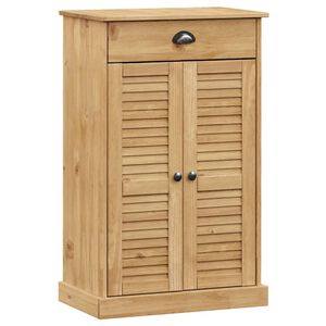 vidaXL Scarpiera VIGO 60x35x96 cm in Legno Massello di Pino