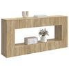 vidaXL Tavolo consolle Rigato Rovere Sonoma 155 x 29 x 74 cm