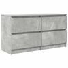 vidaXL Mobile Porta TV Grigio Cemento 100x35x54 cm Legno Multistrato