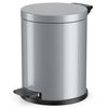 Hailo Pattumiera a Pedale Solid M 12L Argento