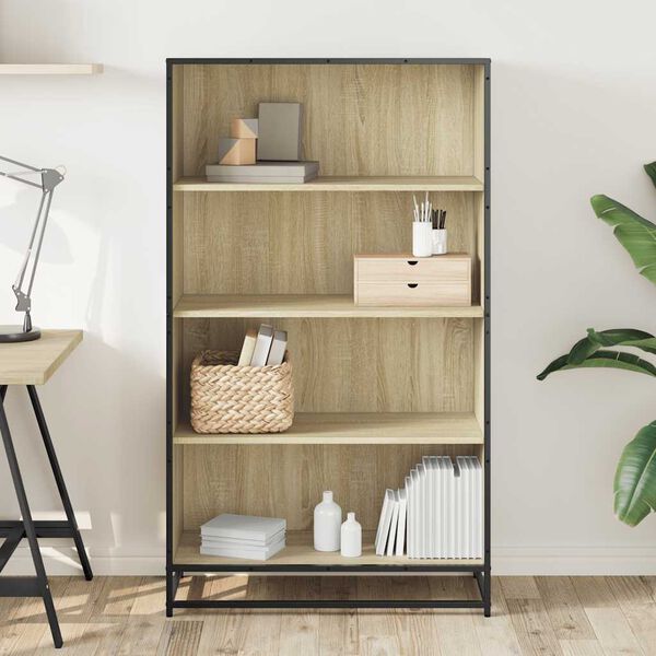vidaXL Libreria Rovere Sonoma 80,5x35x139 cm in Truciolato