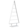 vidaXL Albero di Natale in metallo KUOPIO 90 cm Acciaio Bianco