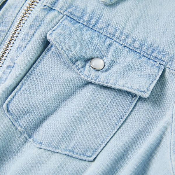 Tutina da Bambina a Maniche Corte Blu Tenue 92