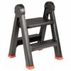 vidaXL Scala Nero e Rosso 46 x 30 x 63 cm PP ed elastomero