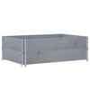 vidaXL Paretali per Pallet 2pz Grigi 120x80cm Legno Massello di Pino
