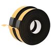 vidaXL Nastro adesivo in schiuma 2 pcs Nero 40mm x 5m Schiuma CR