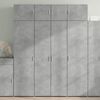 vidaXL Armadietto Grigio Cemento 80x42,5x225 cm in Truciolato