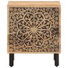 vidaXL Comodino 40x33x46 cm in Legno Massello di Mango