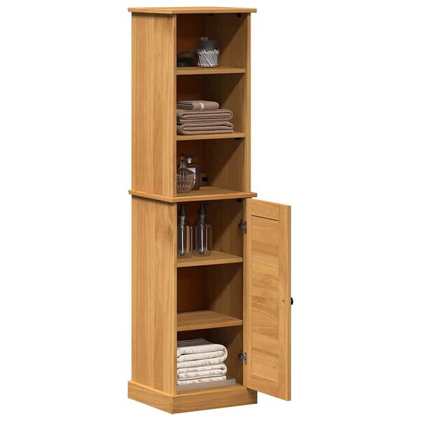 vidaXL Set di mobili per il bagno VIGO 2 pcs Marrone e Marrone Miele