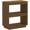 vidaXL Libreria Marrone Ambra 60x35x71 cm in Legno Massello di Pino