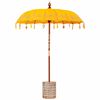 vidaXL Ombrello balinese con base Giallo 185 x 185 x 260 cm