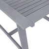vidaXL Set da Pranzo da Giardino 3 pz Legno Massello di Acacia Grigio