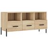 vidaXL Mobile Porta TV Rovere Sonoma 102x36x50 cm in Legno Multistrato