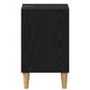 vidaXL Armadietto per letto 2 pcs Rovere Nero 40 x 30 x 50 cm