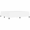vidaXL Struttura del letto con materasso Bianco 200 x 200 cm Tessuto