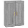 vidaXL Pensile Grigio Sonoma 69,5x32,5x90 cm in Legno Multistrato