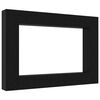 vidaXL Set mobile TV 8 pz Rovere Nero Legno ingegnerizzato