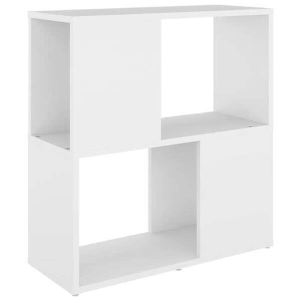 vidaXL Libreria Bianca 60x24x63 cm in Legno Multistrato