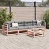 vidaXL Set Divani Giardino 5 pz Cuscini Legno Massello Abete Douglas