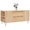 vidaXL Tavolino Salotto Rovere Sonoma 102x44,5x50 cm Legno Multistrato
