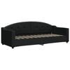 vidaXL Letto da Giorno Nero 80x200 cm in Tessuto
