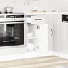 vidaXL Base da Cucina Kalmar Bianco Lucido in Legno Multistrato