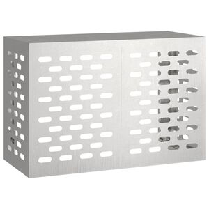 vidaXL Copertura per condizionatore d'aria Argento 90 x 40 x 60 cm