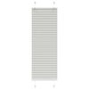 vidaXL Tenda Plissettata Grigio Chiaro 50x150 cm Larghezza Tessuto