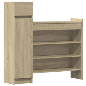vidaXL Scarpiera Rovere Sonoma 100,5x28x100 cm in Legno Multistrato