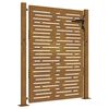 vidaXL Cancello da giardino 100x150 cm in acciaio Corten design quadrato