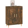 vidaXL Credenza Rovere Fumo 69,5x34x90 cm in Legno Multistrato