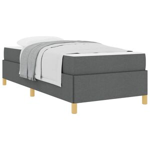 vidaXL Struttura del letto Grigio scuro 80 x 200 cm Tessuto