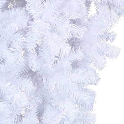 vidaXL Albero di Natale Artificiale Capovolto con Base Bianco 240 cm