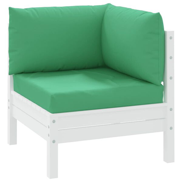 vidaXL Cuscini per Pallet 3 pz Verdi in Tessuto Oxford