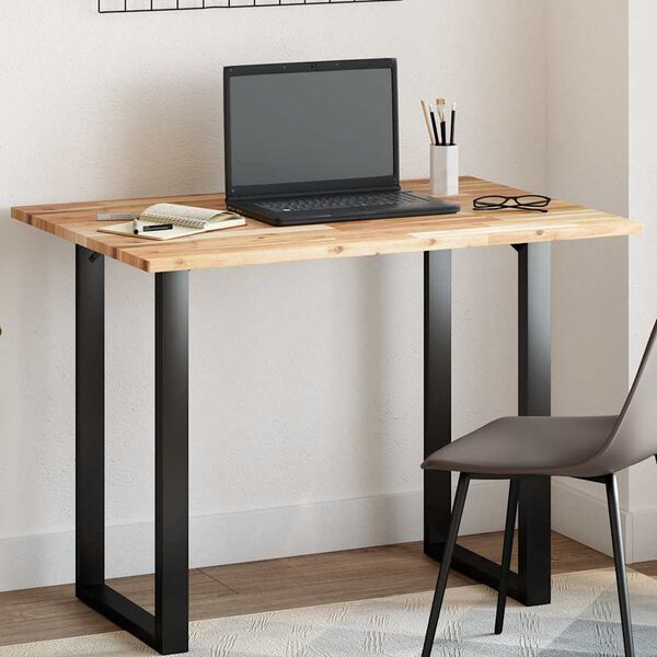 vidaXL Piano Tavolo Rettangolare 80x70x2cm in Legno Massello di Acacia