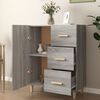 vidaXL Credenza Grigio Sonoma 69,5x34x90 cm in Legno Multistrato