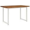 vidaXL Tavolo da pranzo quadrato 120 x 70 x 75 cm