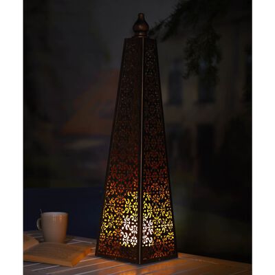 Luxform Lighting Luce LED a Batteria Pyramid 60 cm Rame