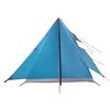 vidaXL Tenda da Campeggio per 2 Persone Blu Impermeabile