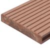 vidaXL Tappi per Decking 10 pz in Plastica Marrone