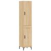 vidaXL Credenza Rovere Sonoma 34,5x34x180 cm in Legno Multistrato