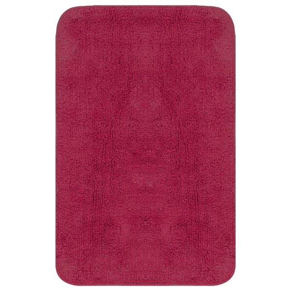 vidaXL Set Tappetini per Bagno 2 pz in Tessuto Fucsia