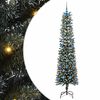 vidaXL Albero di Natale artificiale con 300 LED Verde 210 cm