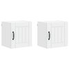 vidaXL Armadietto a muro LUCCA 2 pcs Bianco 40 x 31 x 40 cm
