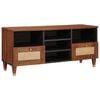 vidaXL Mobile TV Marrone 100 x 33,5 x 46 cm Legno di mango massello
