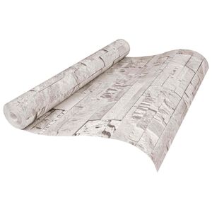 vidaXL Carta da Parati 3D Pietra Crema 10 x 0,53 m Tessuto Non Tessuto