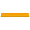 vidaXL Mensola sospesa 4 pcs Giallo senape 40 x 18 x 2,5 cm Acciaio